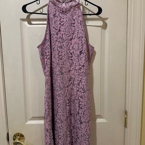 BB Dakota Lace Midi Dress in Lavender